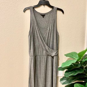 Gray Jersey Dress, Size M